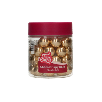 FunCakes Choco Crispy Ballen - Metallic Goud