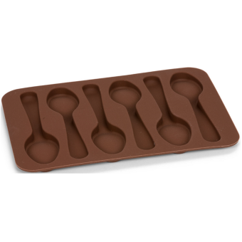 Siliconen chocoladevorm Lepel 17x12cm