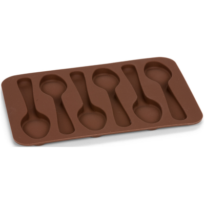Siliconen chocoladevorm Lepel 17x12cm