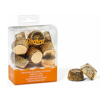 Decora Gouden bonbon cups - 180 stuks
