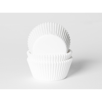 Cupcake cups Wit 50x33mm - HoM