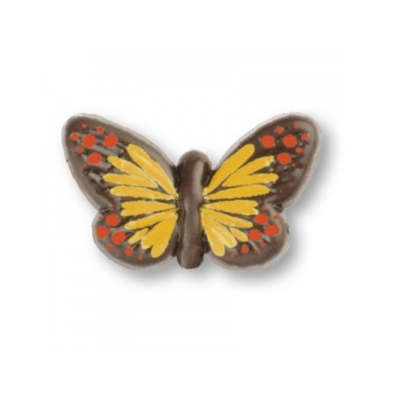 Chocolade vlinders Geel - 6 stuks