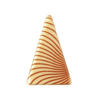 Chocolade decoratie driehoek Design Golf 12st.