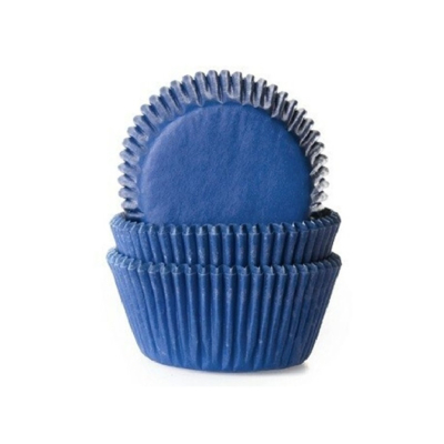 Cupcake Cups Donker Blauw - ca. 20 stuks