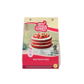 FunCakes Mix voor Red Velvet Cake, Glutenvrij 400 g 