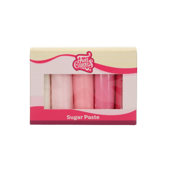 FunCakes Rolfondant Multipack Pink Colour Palette 5x100 g