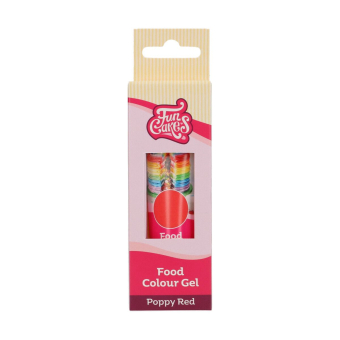 FunCakes Kleurstof Gel Tube - Poppy Red - 30g