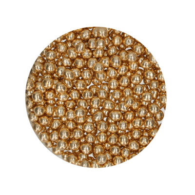 FunCakes Crispy Choco Pearls - Metallic Gold 60g