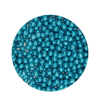 FunCakes Crispy Choco Pearls - Metallic Blue 60g