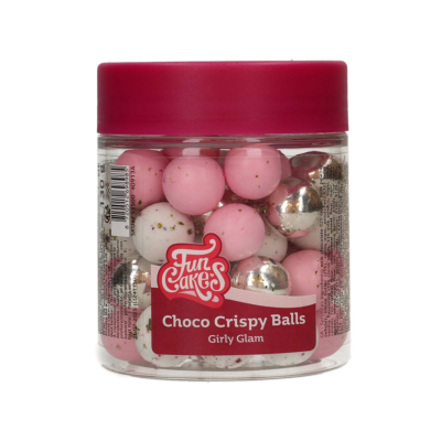 FunCakes Choco Crispy Ballen - Girly Glam