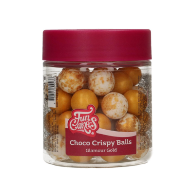 FunCakes Choco Crispy Ballen - Glamour Gold