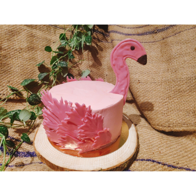 Bakpakket Flamingotaart
