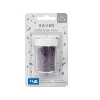 PME Silver Glitter Flakes 7.1g