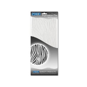 PME Impression Mat Zebra Design