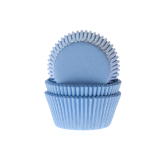 Cupcake Cups Licht Blauw 50x33mm 50st