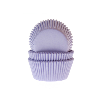 Cupcake Cups Effen Lila 50st.