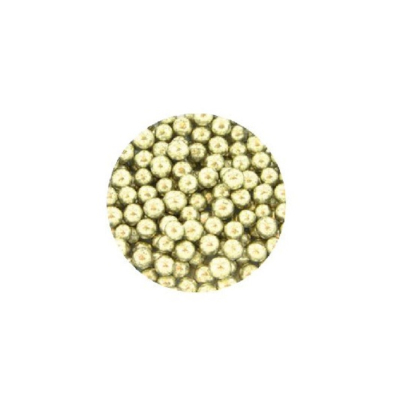 Suikerparels Metallic Goud 2mm 45g