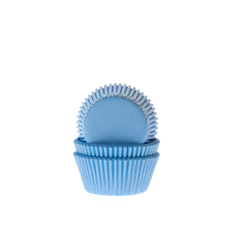 Cupcake cups Mini  Licht Blauw - 60 stuks HoM