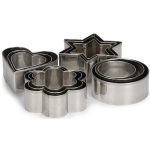 Patisse Set uitsteekvormen RVS 12dlg