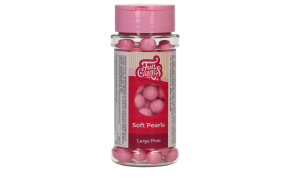FunCakes Soft Pearls Pink 10mm - 70 g