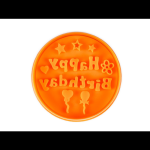 Städter Plunger Cutter Happy Birthday Ø6,5cm