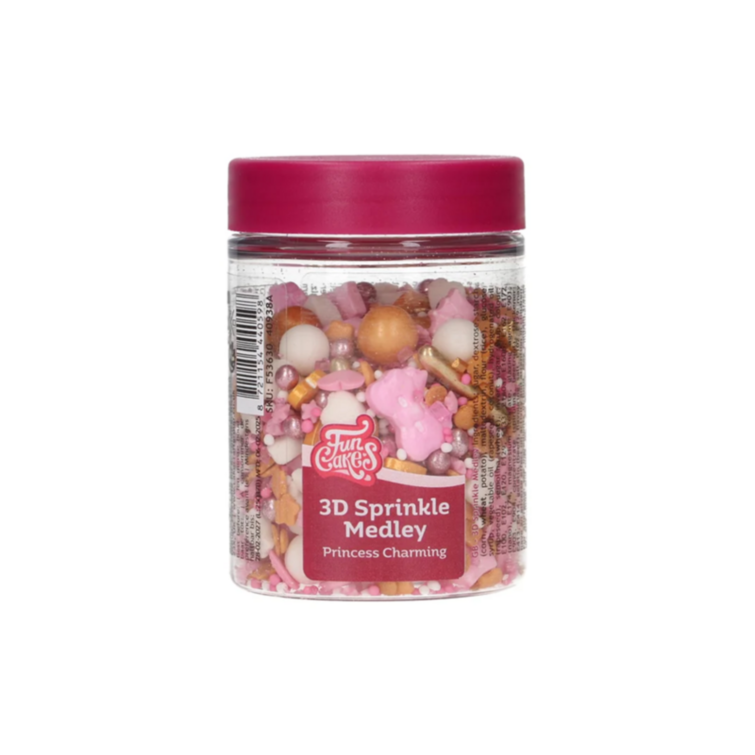 FunCakes 3D Sprinkle Medley - Princess Charming 70g