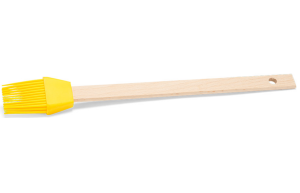 Siliconen bakkwast 27cm Geel