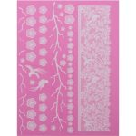 Cake Lace Mat - Oosterse Bloesem & Vogels Groot