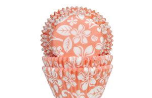 Cupcake Cups Aloha Bloem Abrikoos 50st.
