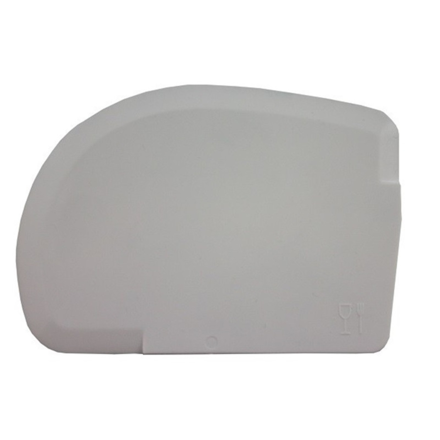Deegkrabber kunststof a-symmetrisch flexibel 120x86mm