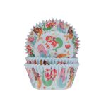 Cupcake Cups Zeemeermin 50st