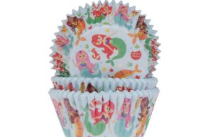 Cupcake Cups Zeemeermin 50st