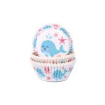 Cupcake Cups Walvis/Gender Reveal 50st.