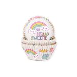Cupcake Cups Regenboog 50st.