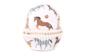 Cupcake Cups Paarden 50st.