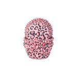 Cupcake Cups Luipaard Roze 50st.
