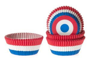 Cupcake Cups Vlag NL 50x33mm 25st