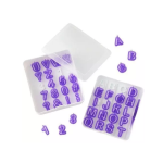 Wilton Uitstekers Letters en Nummers Set**
