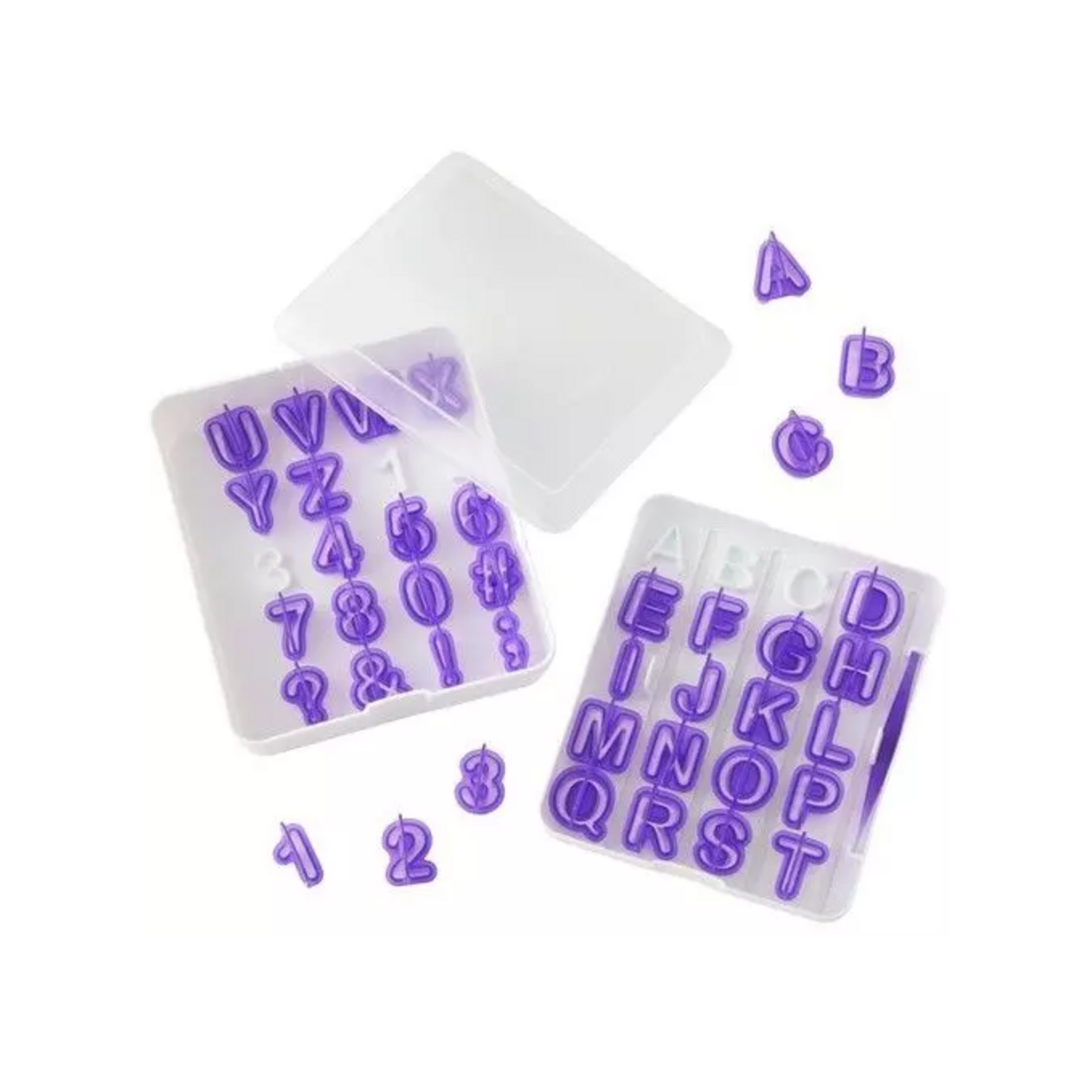 Wilton Uitstekers Letters en Nummers Set**