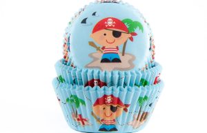 Cupcake Cups Piraat 50st