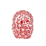 Cupcake cups Love 50x33 mm
