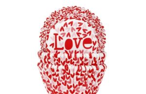 Cupcake cups Love 50x33 mm