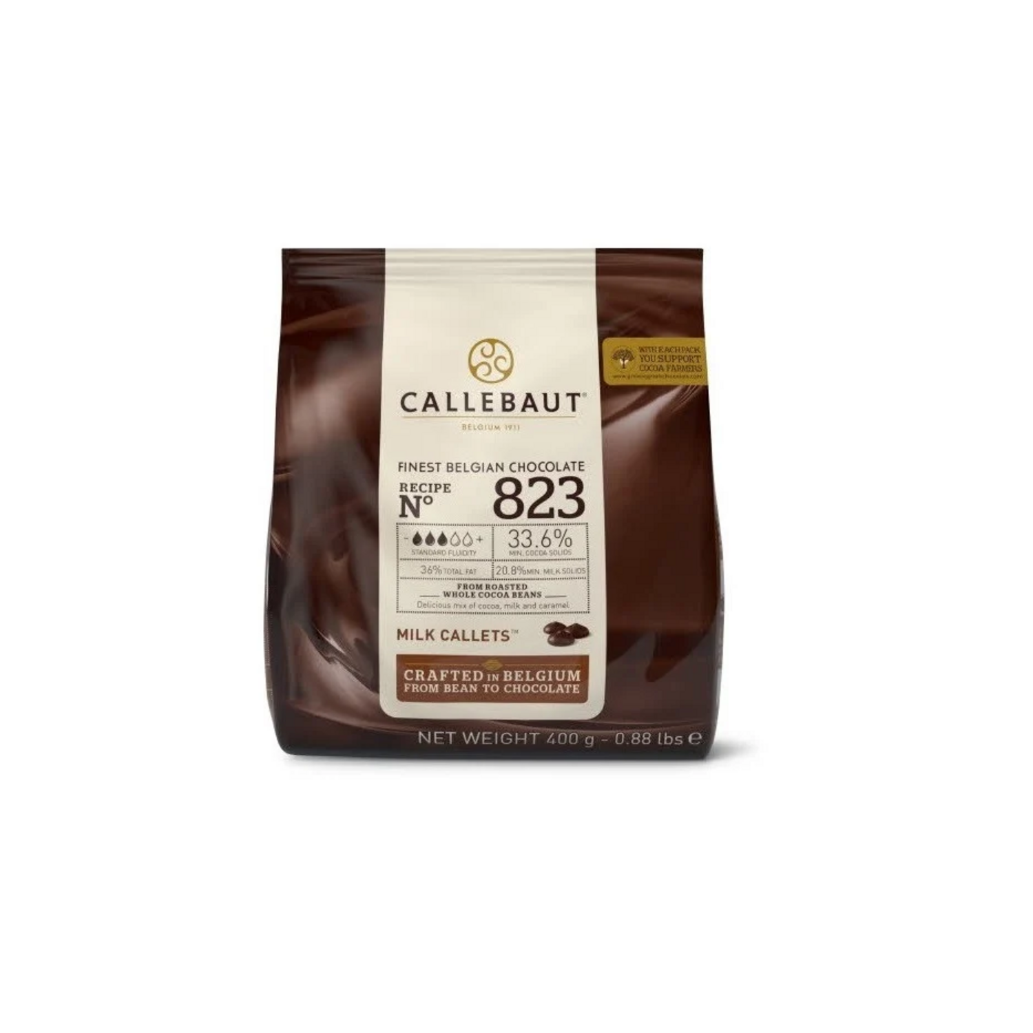 Callebaut Chocolade Callets Melk (823) 400g