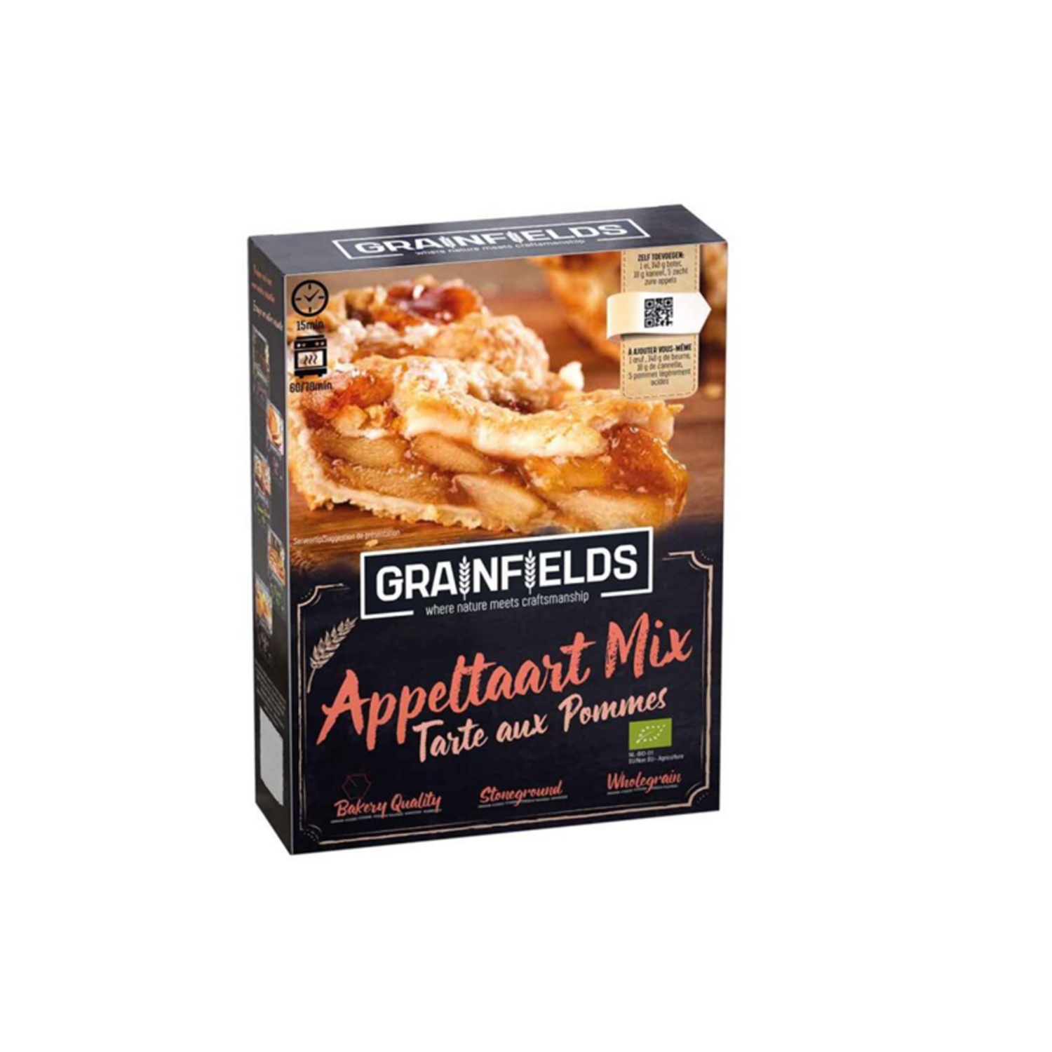 BIO Appeltaart mix 400 gram**