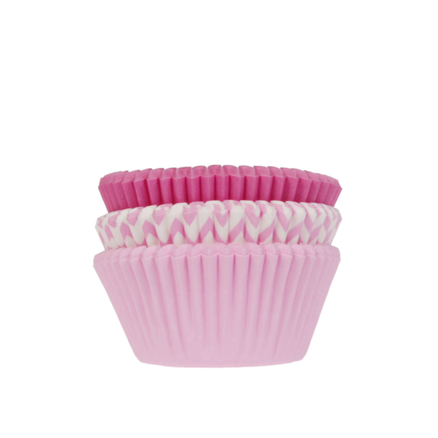 Cupcake Cups Roze Assortiment 75st
