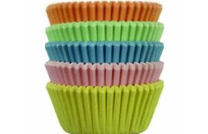Cupcake cups PME Pastel kleuren Mini 100 stuks
