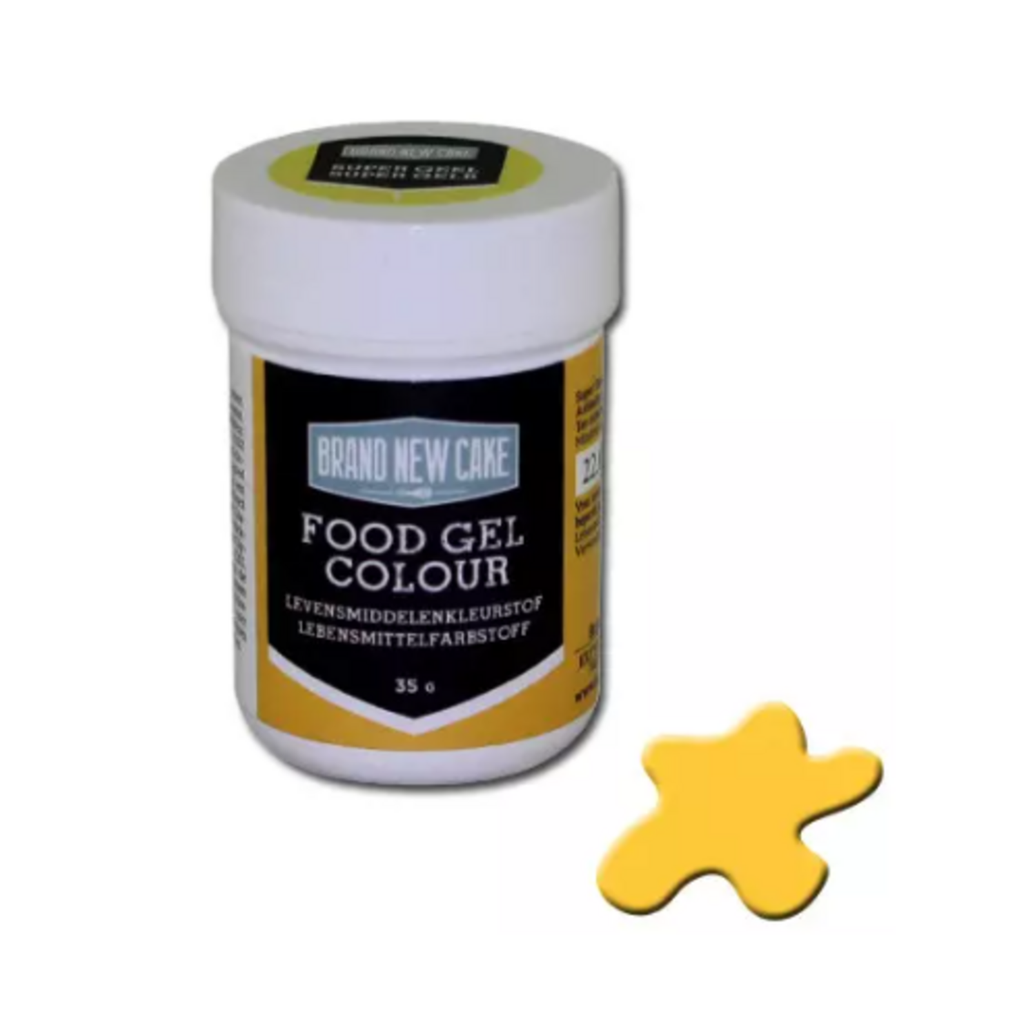 BrandNewCake Kleurstof Gel Super Geel 35 gram