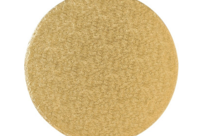 Cake Drum Rond Goud - 25 cm