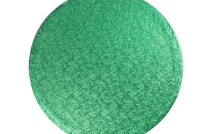 Cake Drum Rond Groen - 20 cm