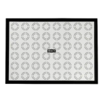 BNC Siliconen Bakmat met Macaronverdeling 42x30cm